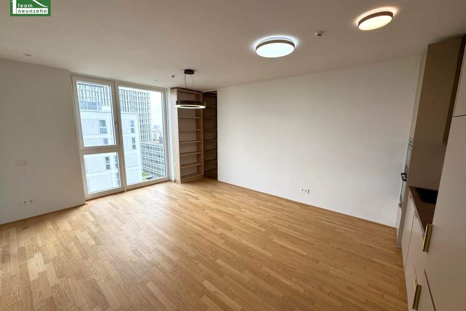 Exklusives Wohnen in VIENNA22 – Neubau mit Dachterrasse, Pool & Fitness über den Dächern von Wien!, Wohnung-miete, 1.498,99,€, 1220 Wien 22., Donaustadt