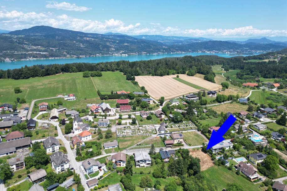 Sonniges Baugrundstück mit Blick auf die Karawanken, Grund und Boden-kauf, 160.000,€, 9220 Villach Land