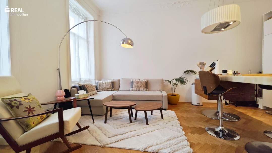 Wunderschöne 3-Zimmer Altbauwohnung bei der U3