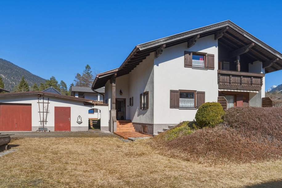 Rarität! Tiroler Einfamilienhaus mit großem Garten und Freizeitwohnsitzwidmung im Lechtal zu kaufen., Haus-kauf, 503.000,€, 6670 Reutte