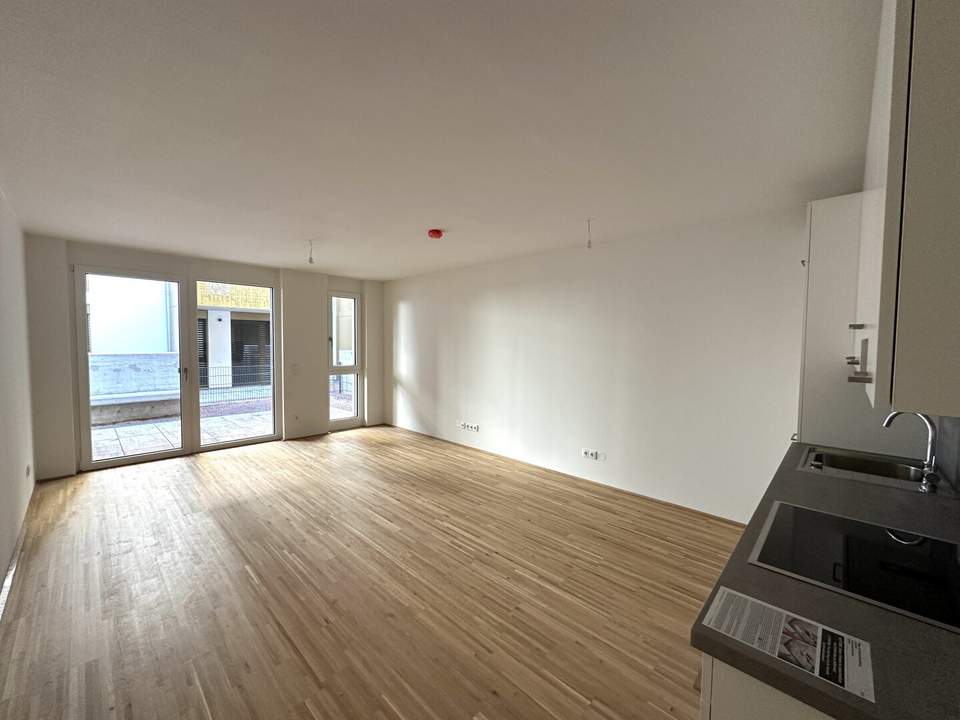 Tolles Investment! 2-Zimmer Gartenwohnung in Top-Lage - Erstbezug + Provisionsfrei inkl. Küche!