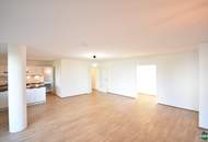 Familienwohnung: Schöne 5-Zimmer-Maisonette-Wohnung mit Balkon und Terrasse direkt an der Donau