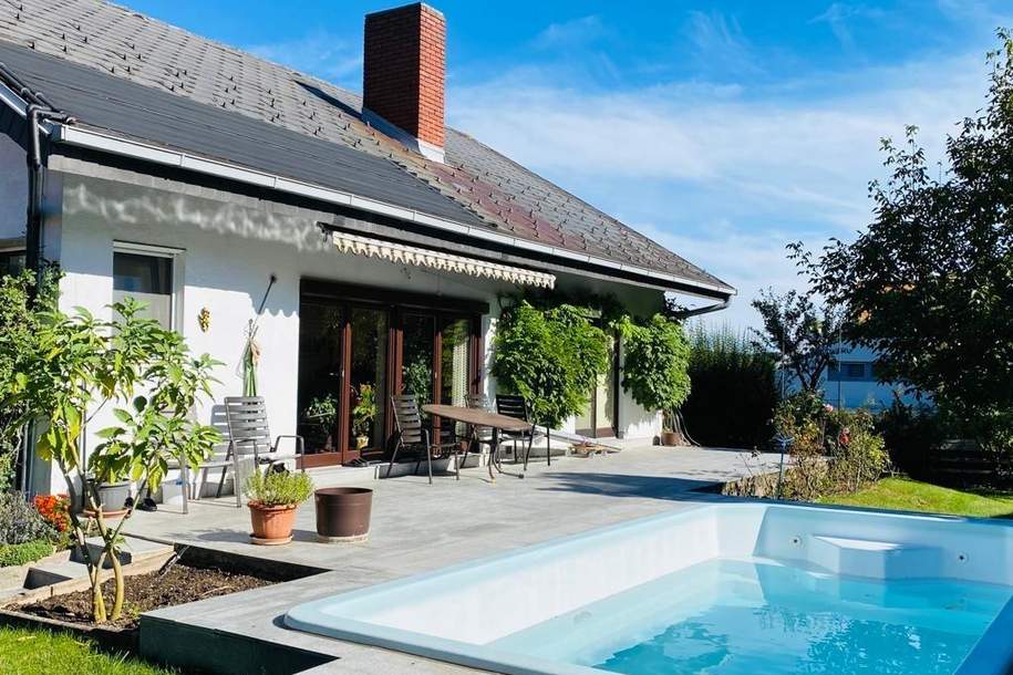 "Der nächste Sommer kommt bestimmt!" Landhaus mit Pool in absoluter Ruhelage!, Haus-kauf, 649.000,€, 2384 Mödling