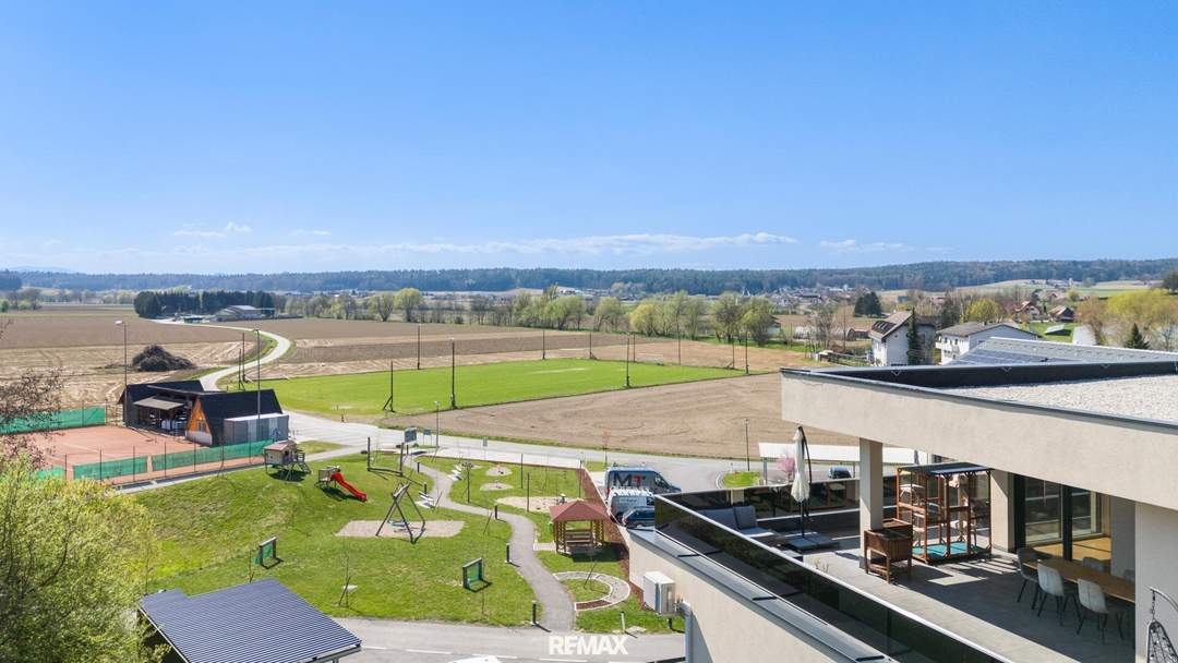 Penthouse-Flair über den Dächern von Wolfsberg im Schwarzautal mit beeindruckender Dachterrasse
