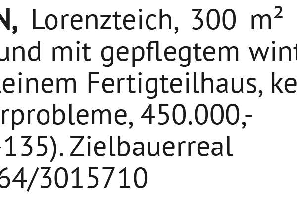 300 m² Seeeigengrund mit gepflegtem winterfestem kleinem Fertigteilhaus, keine Wasserprobleme,, Haus-kauf, 450.000,€, 2500 Baden