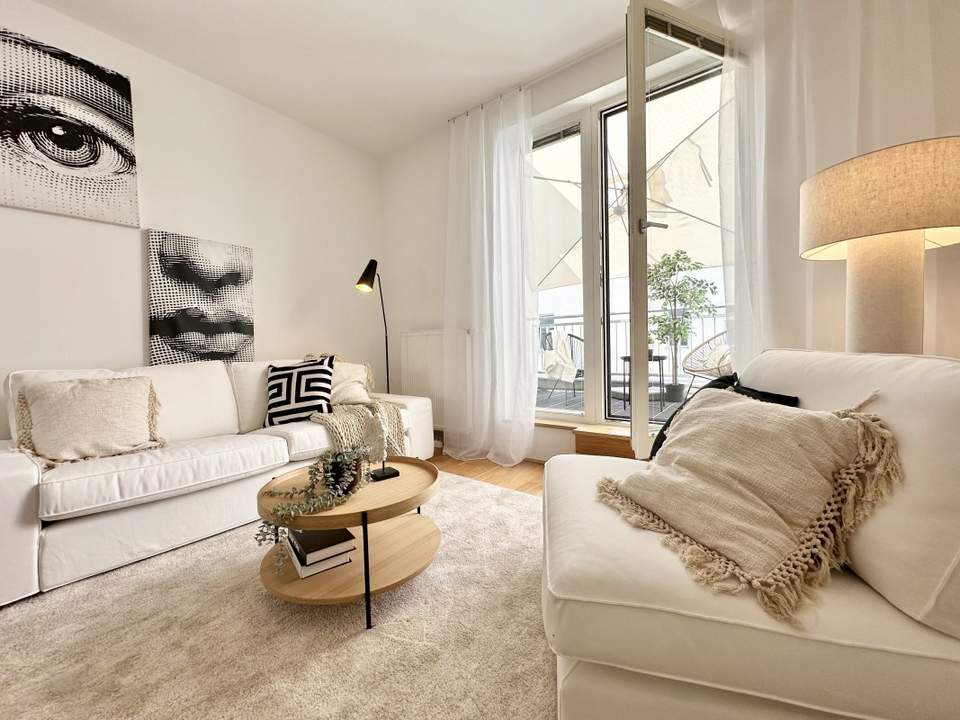 Gemütliche DG-Wohnung mit westseitiger Innenhofterrasse