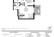 Nachhaltig Wohnen im LQ Living - Großzügig geschnittene 2-Zimmer-Wohnung in Top-Lage des 2. Bezirks - direkt beim Donaukanal