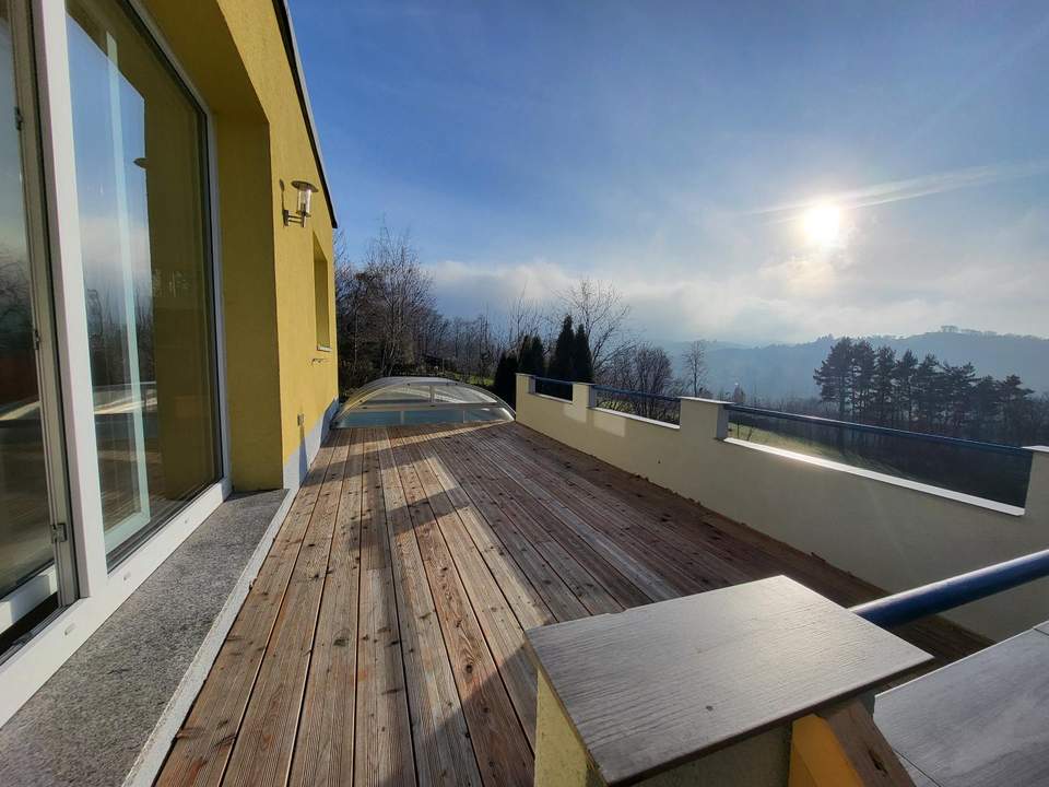 NEU ADAPTIERTER BUNGALOW MIT BLICK IN DIE VORALPEN