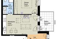 Josef-Kutscha-Gasse - 2 Zimmer Neubau mit 7,66m2 Balkon