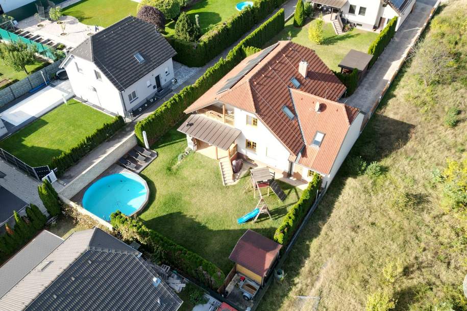 Familienfreundliches Einfamilienhaus in idyllischer Ruhelage !, Haus-kauf, 689.000,€, 2231 Gänserndorf