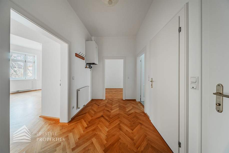 Helle & ruhige 2-Zimmer-Wohnung im Jugendstilhaus mit Grünblick Nähe Alois Drasche Park, Wohnung-kauf, 374.000,€, 1040 Wien 4., Wieden