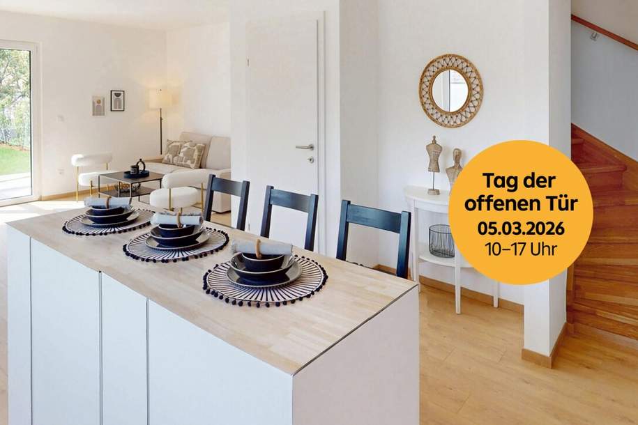 Aktionspreis - hochwertiges Reihenhaus inklusive Parkplatz - provisionsfrei, belagsfertig, in Krems-Gneixendorf, Haus-kauf, 413.000,€, 3500 Krems an der Donau(Stadt)