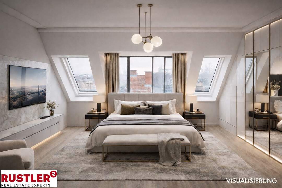 Exklusive Dachgeschoss-Maisonette im Erstbezug mit Terrasse