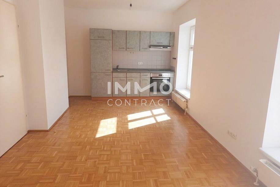 Sonnige Garconniere in der Pfarrgasse – Ruhige Innenhoflage!, Wohnung-miete, 576,00,€, 4600 Wels(Stadt)