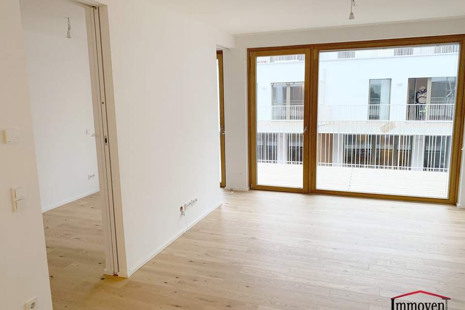 TOPLAGE und ERSTBEZUG: Hofseitige, moderne 2-Zimmerwohnung mit Balkon! Besichtigung ab Februar 2025 möglich!, Wohnung-miete, 1.625,00,€, 1070 Wien 7., Neubau