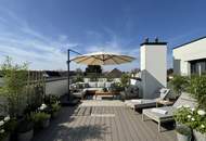 EINSTÜCK HIMMEL NUR FÜR SIE - 60 m2 uneinsichtiger Dachterrasse - Wohnküche, 3 Schlafzimmer, 2 Bäder, WC auf 2 Ebenen - FBH, Solaranlage und Wärmepumpe