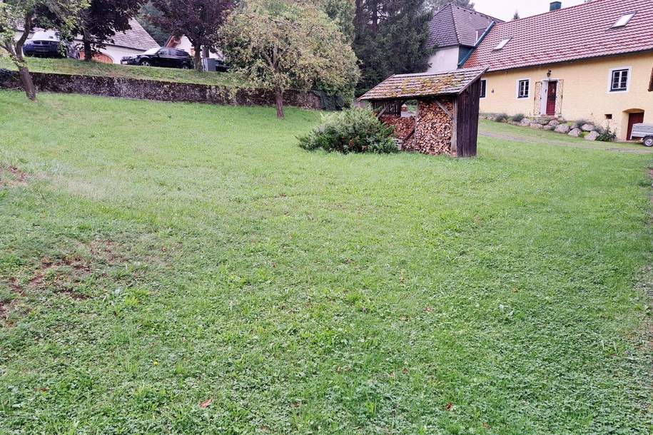 GROSSES GRUNDSTÜCK MIT SCHUPPEN, Grund und Boden-kauf, 110.000,€, 3143 Sankt Pölten(Land)