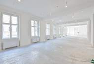 Erstbezug nach Sanierung – Repräsentatives Altbau-Büro nahe Rathaus mit Terrasse