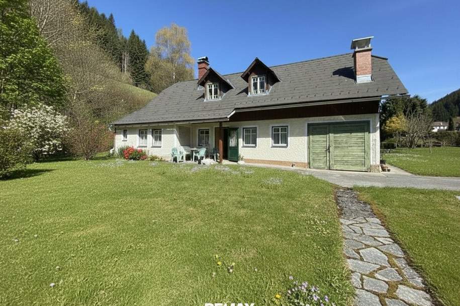 ***Ihr persönlicher Rückzugsort – Ferienhaus in traumhafter Grünlage***, Haus-kauf, 109.000,€, 8691 Bruck-Mürzzuschlag