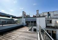 DACHTERRASSENMIETE, Nähe Börse / Rudolfsplatz - teilmöbliert