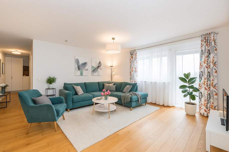 WOHNPARK-GÖSTING: Exklusiver Wohnkomfort im Grünen mit Fernblick, Wohnung-kauf, 368.000,€, 8051 Graz(Stadt)