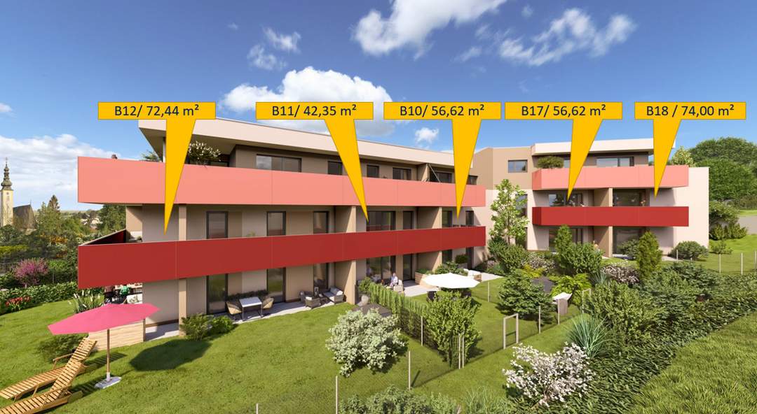 Singletraum in den STADTTERRASSEN PEUERBACH - provisionsfrei! ** JETZT FRÜHKÄUFER-RABATT!**