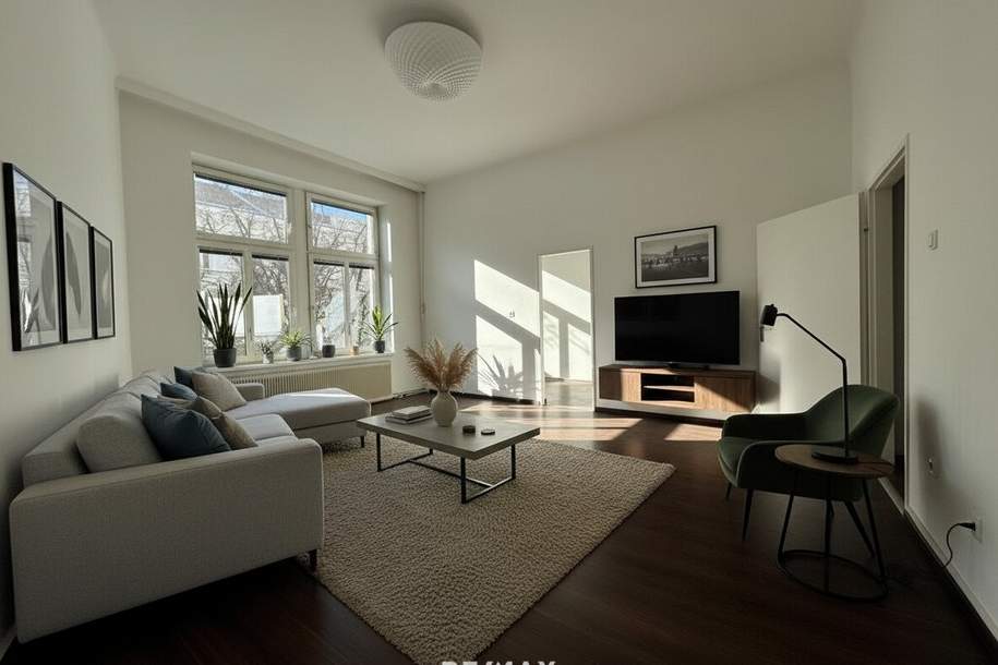 Altbauwohnung mit viel Potenzial – großzügige 3 Zimmer nahe Augarten &amp; Donaukanal - OPEN HOUSE 15.3. !!!, Wohnung-kauf, 220.000,€, 1200 Wien 20., Brigittenau