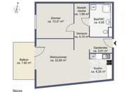 ruhig und zentral, vermietete Eigentumswohnung mit Balkon