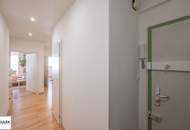 Helle, klimatisierte und möblierte Stadtwohnung: 2 Zimmer + Küche + Balkon (Abendsonne!) nahe U1 ab 1.8.26