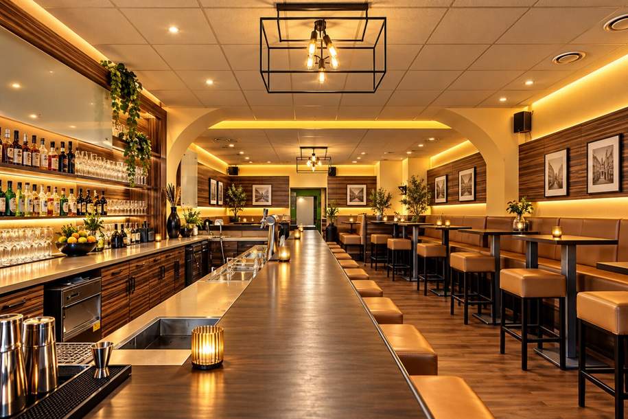Vollausgestattete chice Bar nächst Innenstadt | Ablösefrei | Schanigarten, Gewerbeobjekt-miete, 1.440,00,€, 2700 Wiener Neustadt(Stadt)