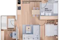 ATTRAKTIVER NEUBAU/ERSTBEZUG IN TOP LAGE - IDEAL FÜR PENDLER / 68 M² MIT TERRASSE/GARTEN