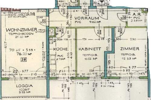 unbefristete 3,5 Zimmer Wohnung in guter Lage | 2 Monate mietfrei!, Wohnung-miete, 586,36,€, 2230 Gänserndorf