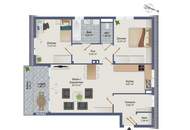 MODERNE, FAMILIENFREUNDLICHE 3-ZIMMERWOHNUNG MIT LOGGIA, TG-PLATZ IN TOP-LAGE