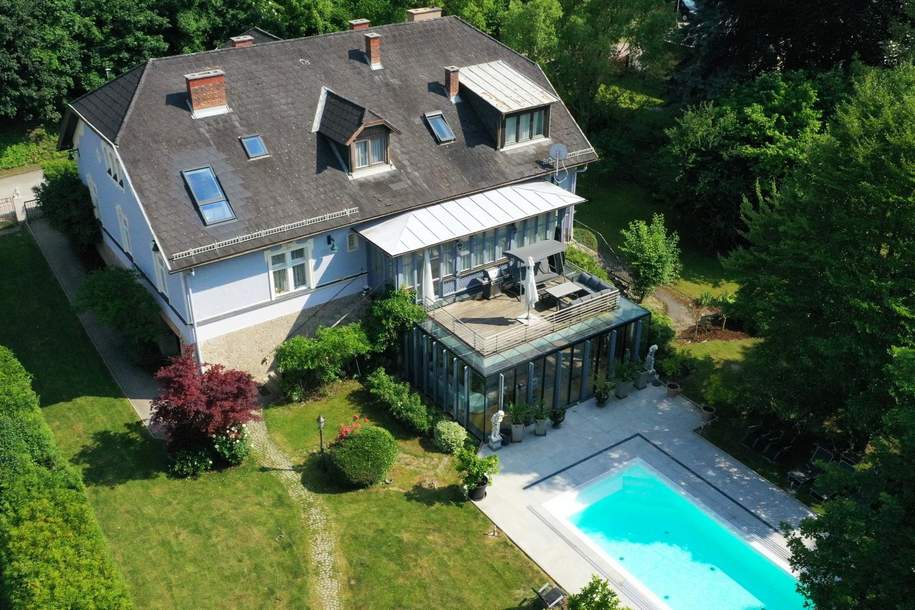 "Zeitlose Eleganz in Berndorf – Villa mit Parkgarten & Pool für höchste Ansprüche", Haus-kauf, 1.490.000,€, 2500 Baden