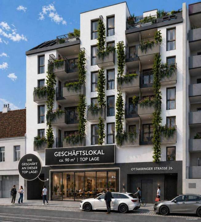 Attraktives Anlageobjekt in frequenzstarker Lage – Geschäftslokal inkl. Garagenstellplatz in der Ottakringer Straße