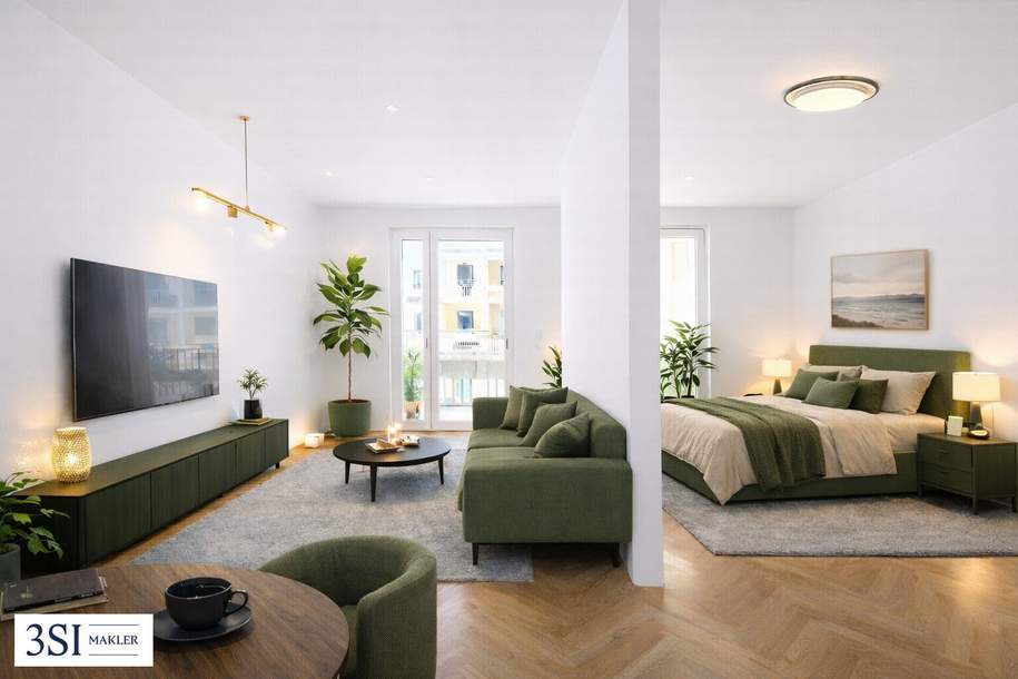 Urban Wohnen mit sonnigem Balkon, Wohnung-kauf, 328.000,€, 1020 Wien 2., Leopoldstadt