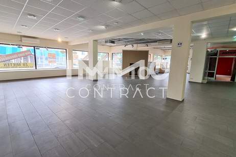 Großes Geschäftslokal mit Lager in Toplage von Ybbs an der Donau. Nutzfläche ca. 750 m² mit Auslagen, Gewerbeobjekt-miete, 5.480,00,€, 3370 Melk