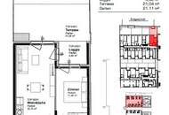 Helle 2-Zimmer-Wohnung mit Garten in Ruhelage, in der Koloniestraße