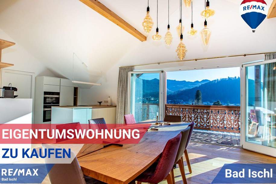 Wunderschöne, großzügige Dachgeschosswohnung in sanierter Stadtvilla – zentrale Lage in Bad Ischl, Wohnung-kauf, 1.690.000,€, 4820 Gmunden