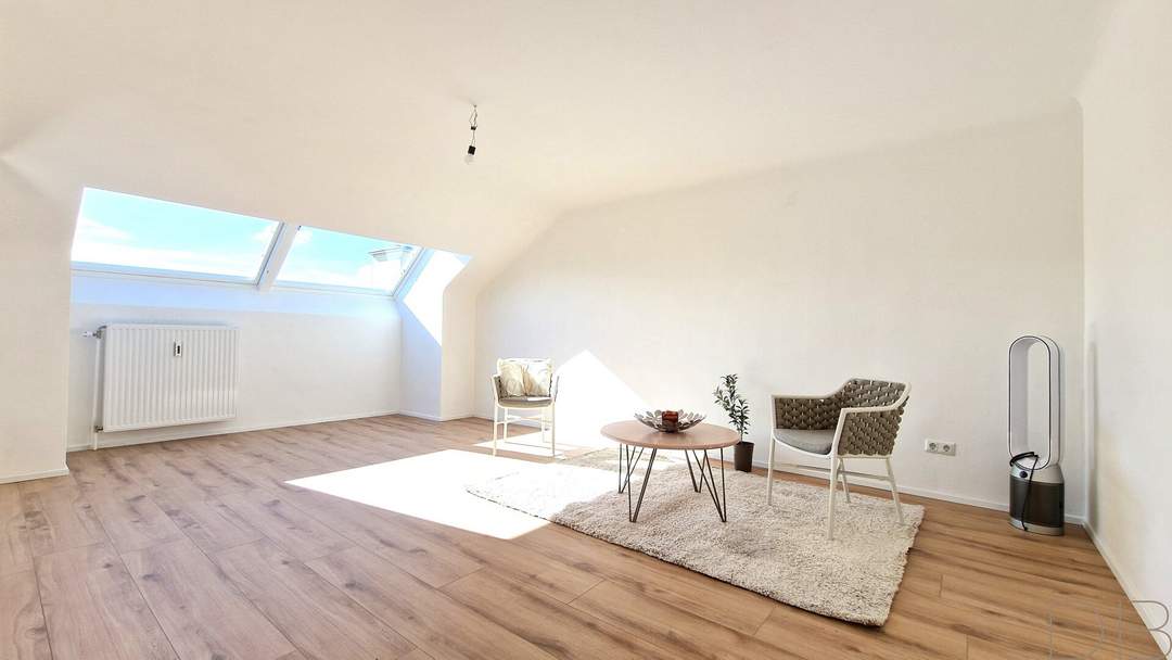 DB IMMOBILIEN | moderne Dachgeschoßwohnung mit Ausrichtung in den Innenhof !!!