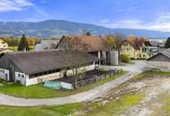 Einzigartige Landwirtschaft mit zwei Wohnhäusern, Wirtschaftsgebäuden, Wald- und Ackerflächen im Lavanttal