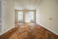 BALKON über 4 Fenster mit über 14 qm! Generalsanierter Altbau beim Belvedere mit 2 Bädern!