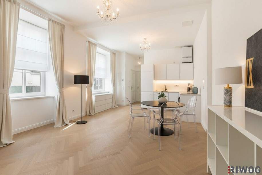 Hochwertig ausgestattete und ruhig gelegene Altbauwohnung im Hofgebäude | ca. 10 Gehminuten in den 1. Bezirk, Wohnung-kauf, 350.000,€, 1080 Wien 8., Josefstadt