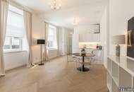 Hochwertig ausgestattete und ruhig gelegene Altbauwohnung im Hofgebäude | ca. 10 Gehminuten in den 1. Bezirk