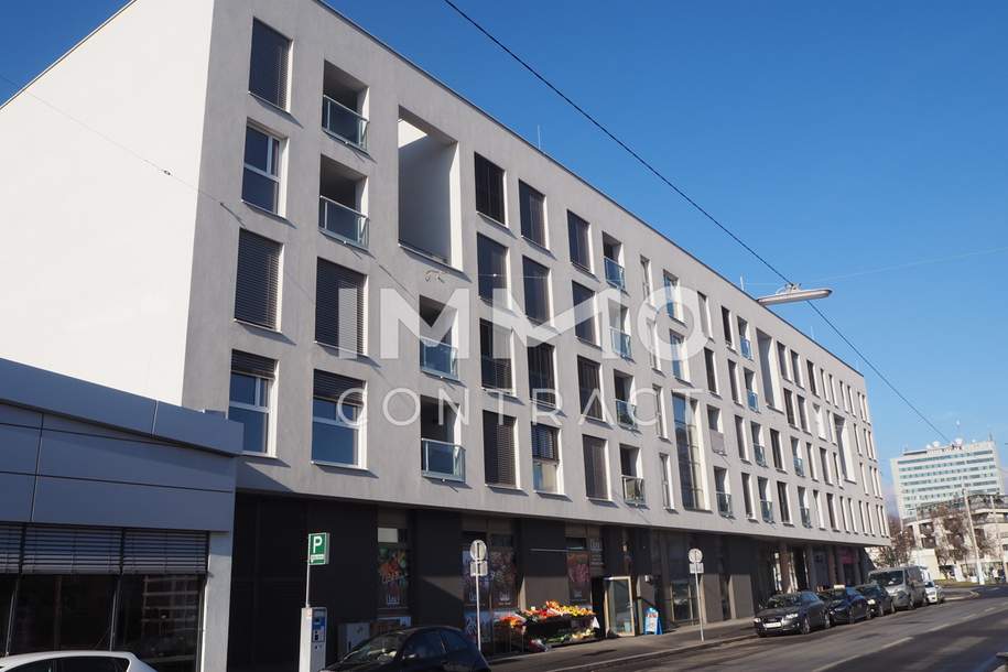 CITY SUITES GRAZ: geförderte 2 Zimmer-Wohnung mit Balkon in zentraler Lage - Köstenbaumgasse 1 - Top A17, Wohnung-miete, 733,29,€, 8020 Graz(Stadt)