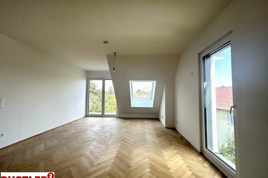 Exklusive Dachgeschosswohnung in Grünruhelage - zu verkaufen, Wohnung-kauf, 481.800,€, 1210 Wien 21., Floridsdorf