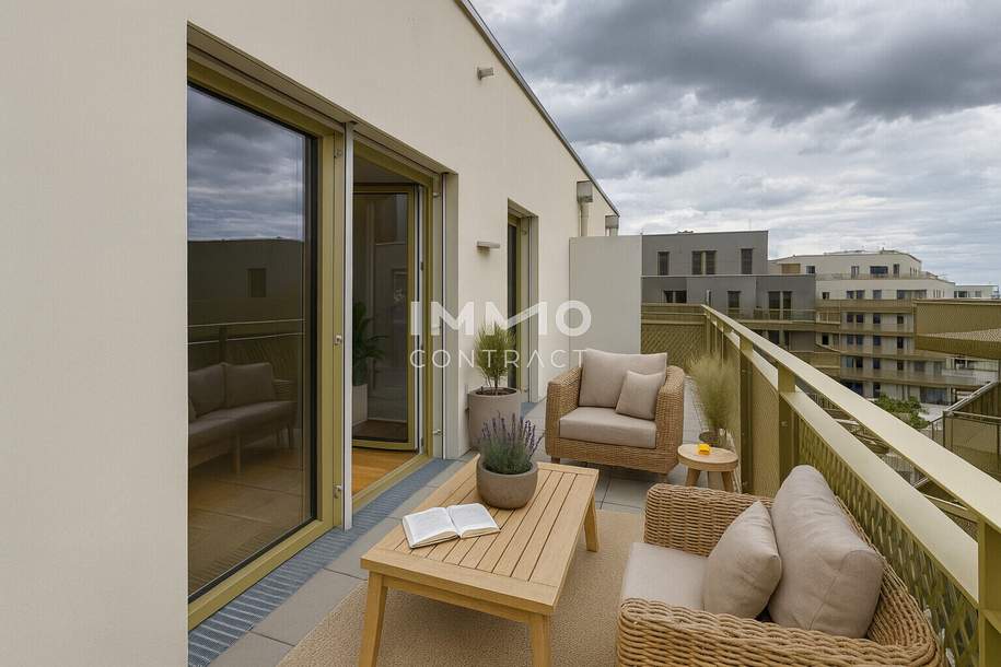 Preis jetzt sichern! Provisionsfrei - 2 Zimmer Wohnung mit Balkon 4. Stock: Hirschfeld, Wohnung-kauf, 270.000,€, 1210 Wien 21., Floridsdorf