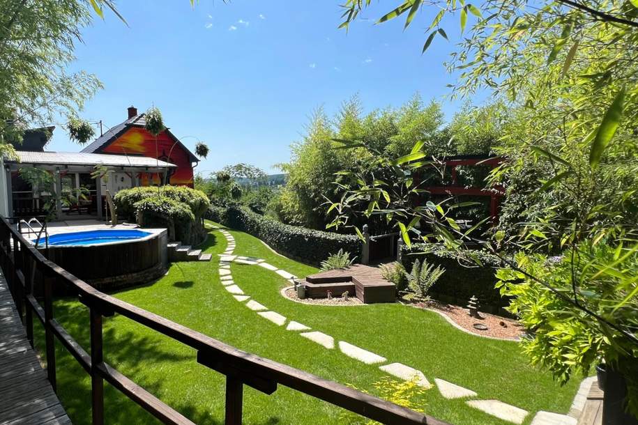 Wohnhaus mit wunderschönem Garten und Pool in erhöhter Lage!, Haus-kauf, 368.000,€, 7423 Oberwart
