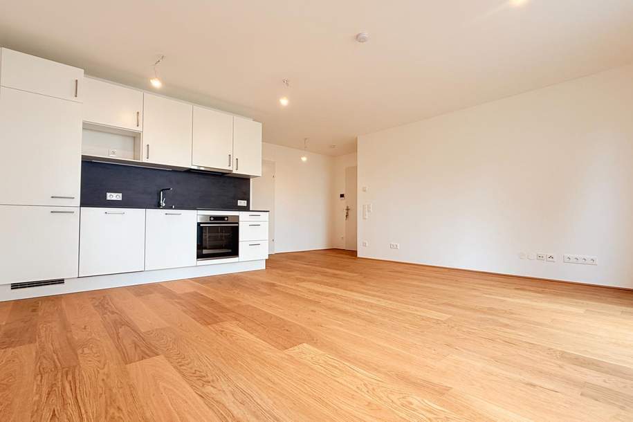 Wunderschöne Randlage in ESSLING/ Schafflerhofstrasse/ Höchster Wohnkomfort mit Balkon, Stellplatz sogar erwünscht!!, Wohnung-miete, 962,21,€, 1220 Wien 22., Donaustadt