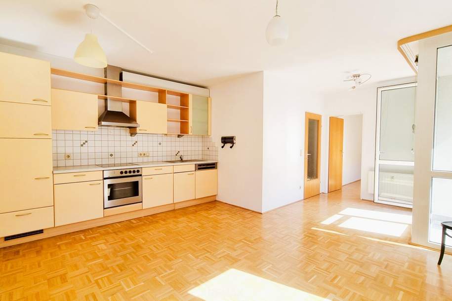 2 Zimmer Wohnung in Urfahr mit Tiefgarage und Loggia, Wohnung-miete, 865,11,€, 4040 Linz(Stadt)